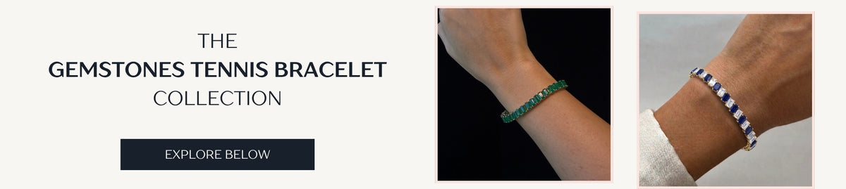 Gemstone Tennis Bracelets