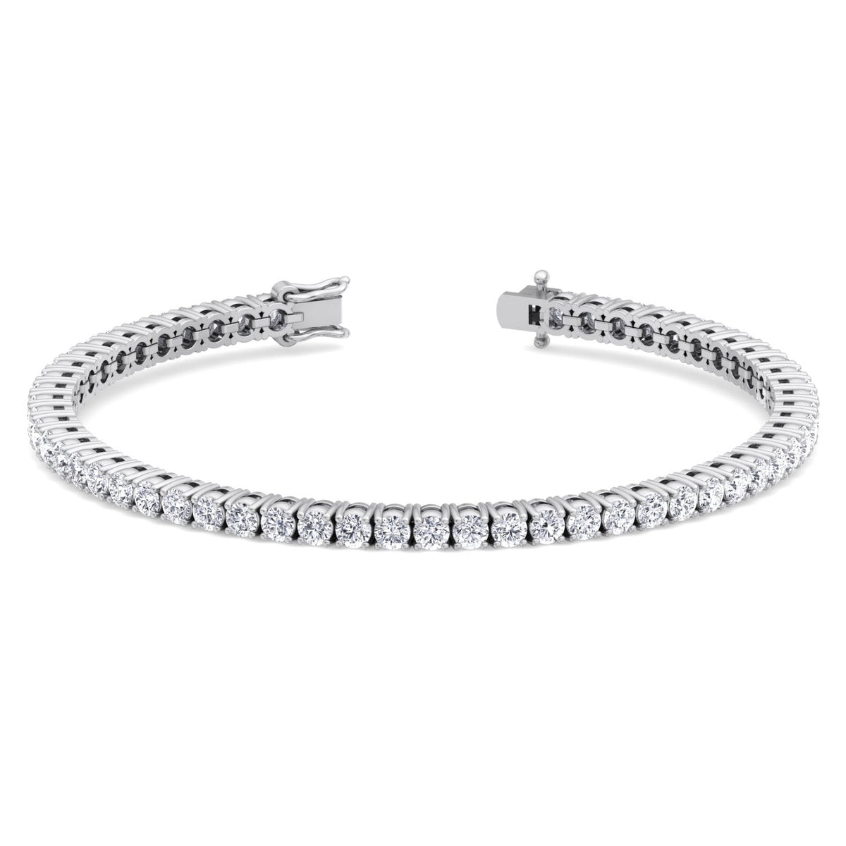 2 Items, Diamond Tennis Bracelet and Necklace Custom