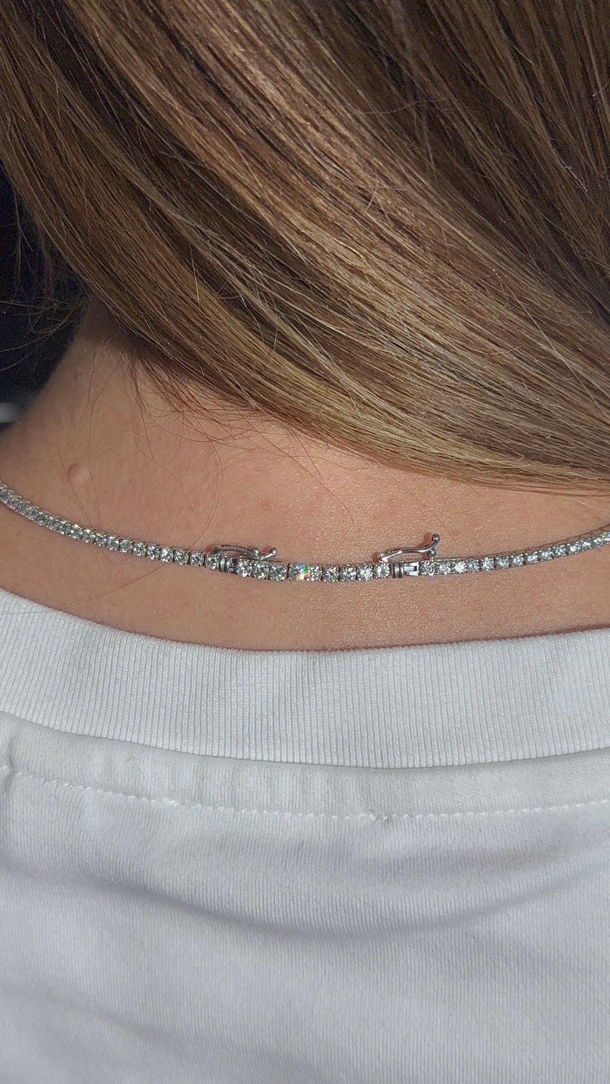 Diamond Tennis Necklace Extender