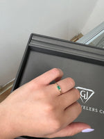 0.25ct-dainty-baguette-cut-green-emerald-solitaire-stackable-ring-in-solid-yellow-gold-band