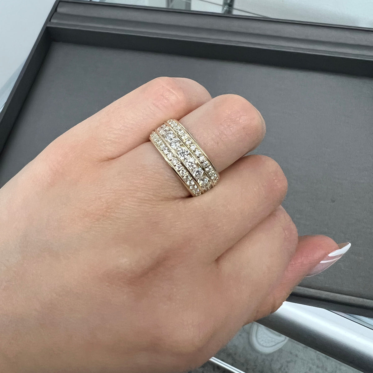 3-28ct-t-w-exclusive-3-row-round-diamond-eternity-band-in-14k-yellow-gold