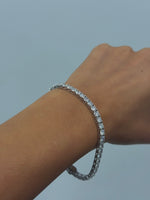 4-prong natural diamond tennis bracelet 1.5CT