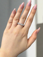 Mariza - Heart Shape Diamond Eternity Band - Gem Jewelers Co