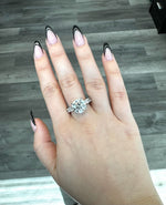 Eterna - Round Cut Diamond Eternity Style Engagement Ring - Gem Jewelers Co