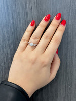 Praline - Split Double Band Round Diamond Ring with Side stones - Gem Jewelers Co