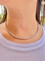 Deal Of The Month - 9.20 Carat Diamond Tennis Necklace in 14K Solid Gold - Gem Jewelers Co