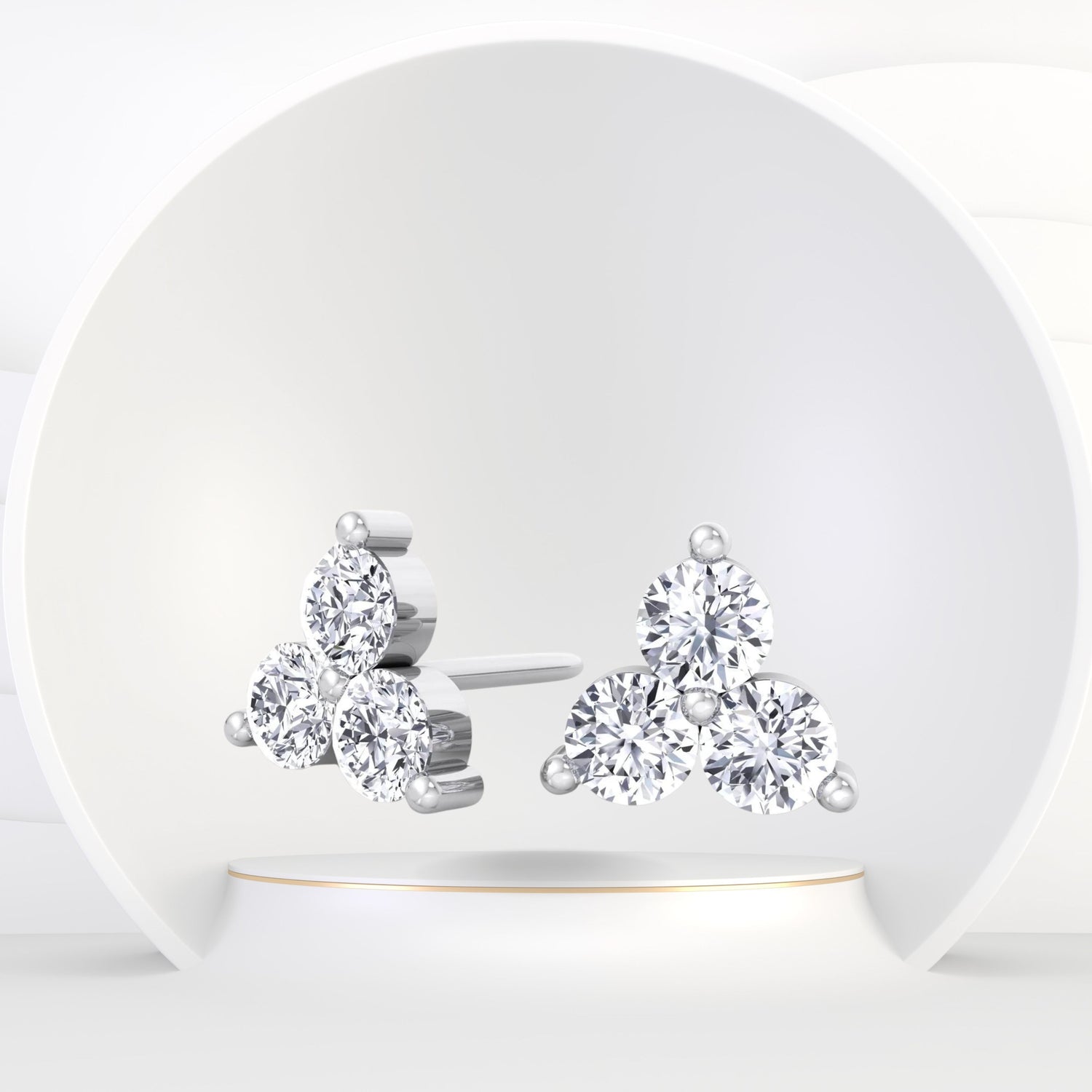 London 3 Piece Diamond Studs