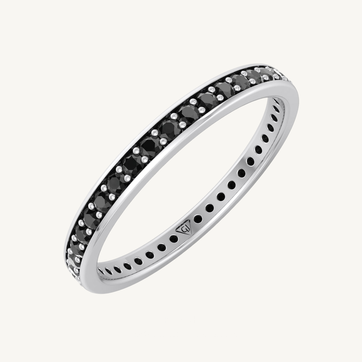 Black Diamond Wedding Band