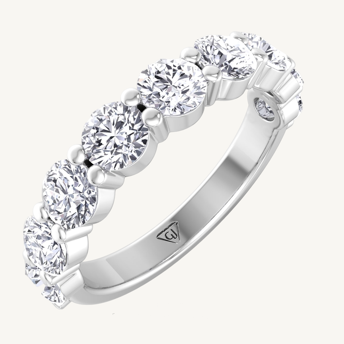 Signature Half Way Natural Diamond Eternity Band