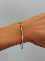 Flexible Natural Pink Sapphire Bangle Lifestyle 