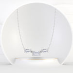Amarri  - 1/3 Carat TW Diamond Baguette Pendant Necklace - Gem Jewelers Co