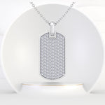 Isidoro - Men's Diamond Tag Pendant - Gem Jewelers Co