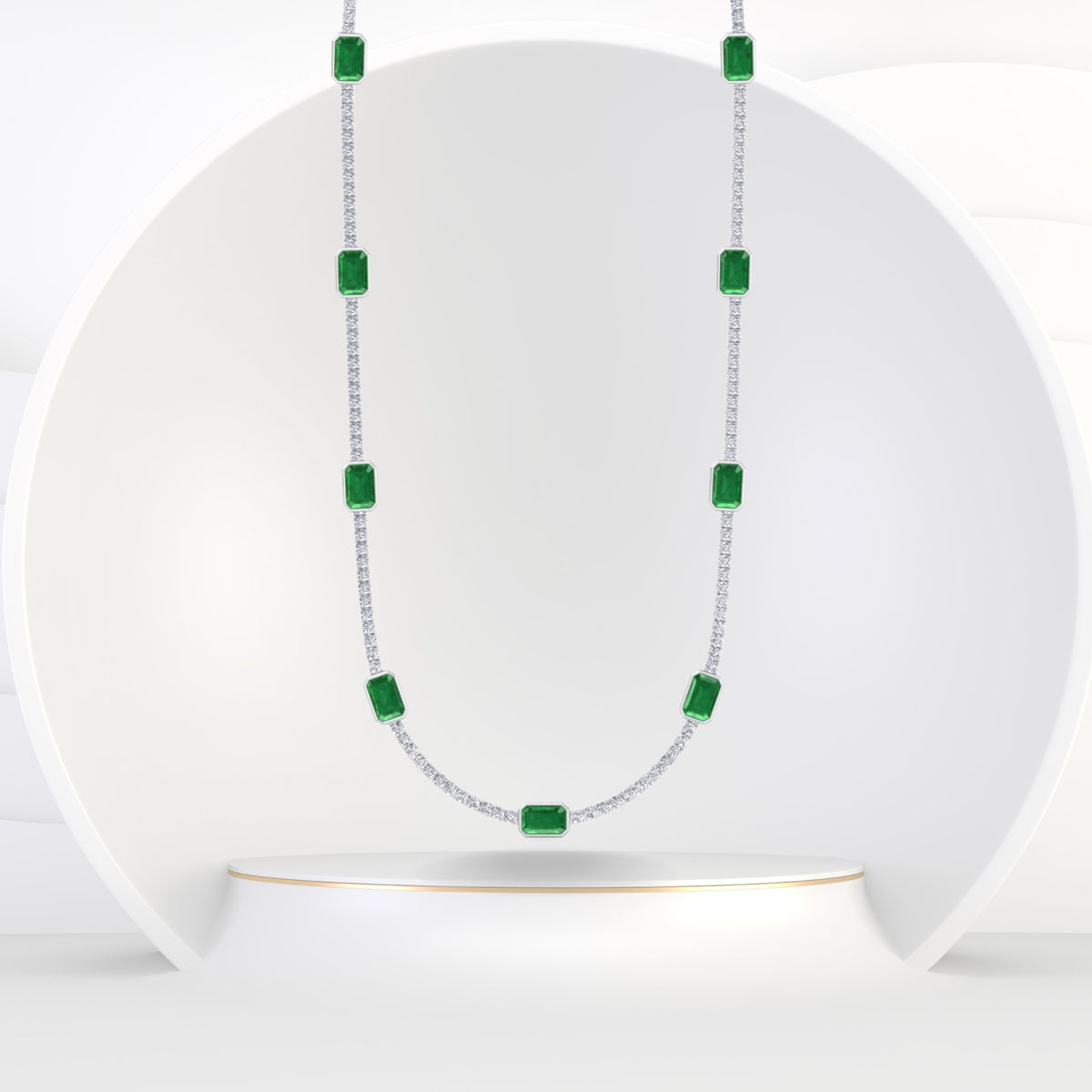 natural-diamond-green-emerald-station-tennis-necklace