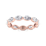 Acerra - East to West Marquise Shape Diamond Eternity Band - Gem Jewelers Co