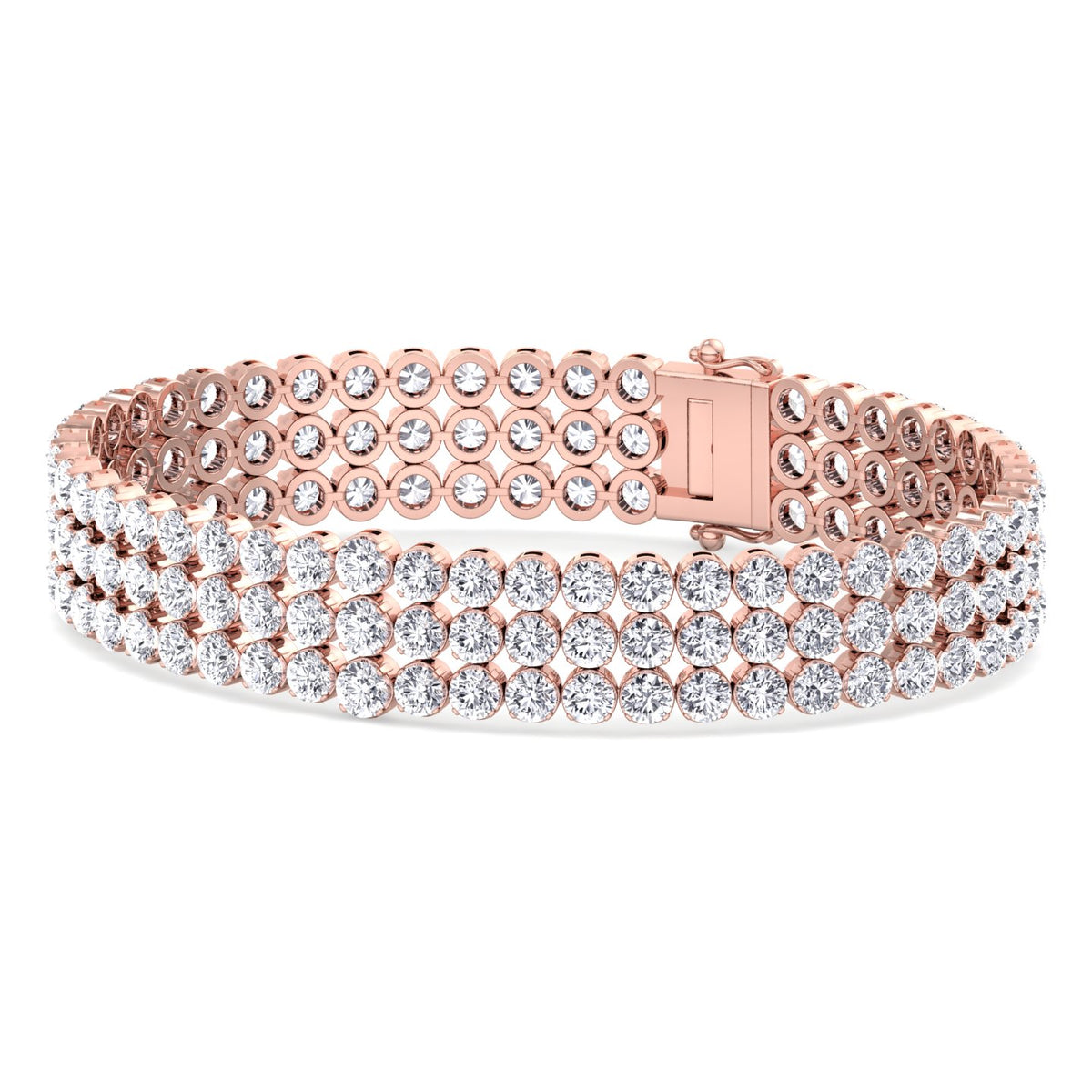 triple-row-graduated-diamond-tennis-bracelet-in-solid-rose-gold