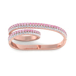 Two-Finger Ring Band-1.2CT-14K-18K-Rose Gold