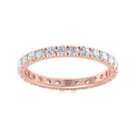 Super Deal - 1.00CT T.W Round Brilliant VS2 Clarity, G Color Natural Diamond Eternity Band U-Prong Setting - Gem Jewelers Co