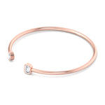 round-cut-emerald-cut-diamond-bezel-set-open-cuff-bangle-18k-rose-gold