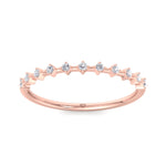 Simona - Multi Stone Round Natural Diamond Dainty Ring - Gem Jewelers Co