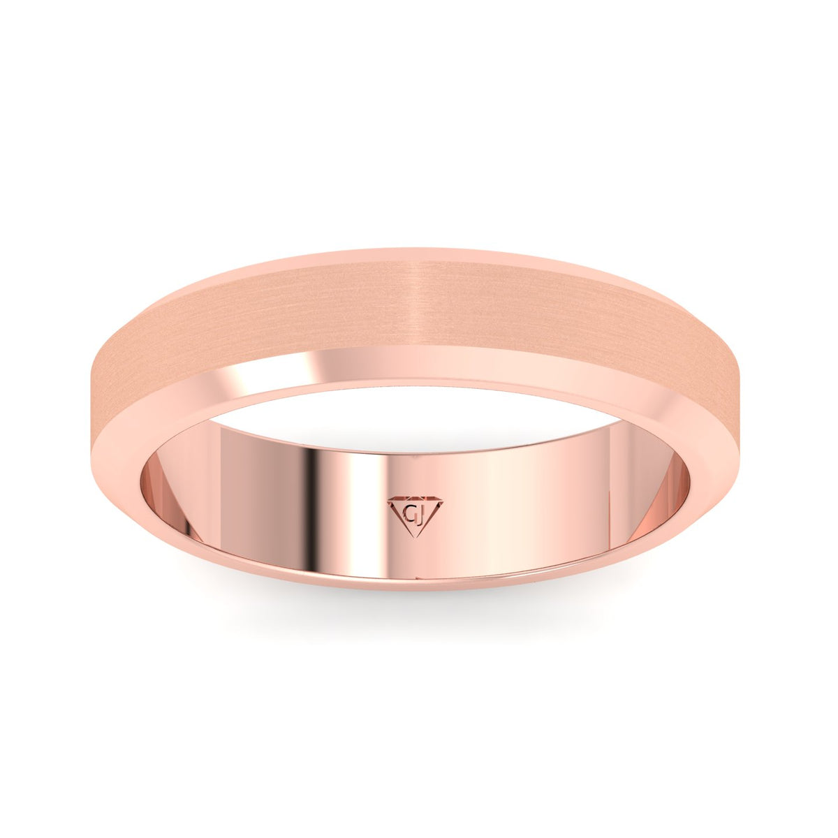 Rocco - Unisex Gold 5mm Band - Gem Jewelers Co