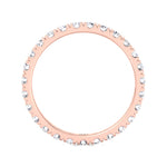 Super Deal - 1.00CT T.W Round Brilliant VS2 Clarity, G Color Natural Diamond Eternity Band U-Prong Setting - Gem Jewelers Co