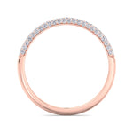 Teresa - Pave Natural Diamond Wedding Band - Gem Jewelers Co