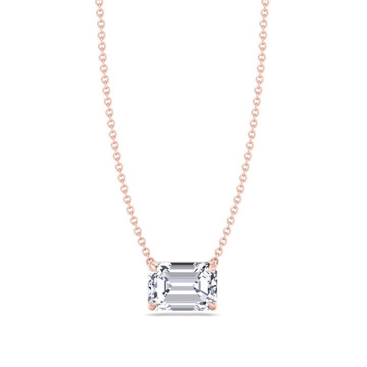 emerald-shape-diamond-pendant-in-rose-gold