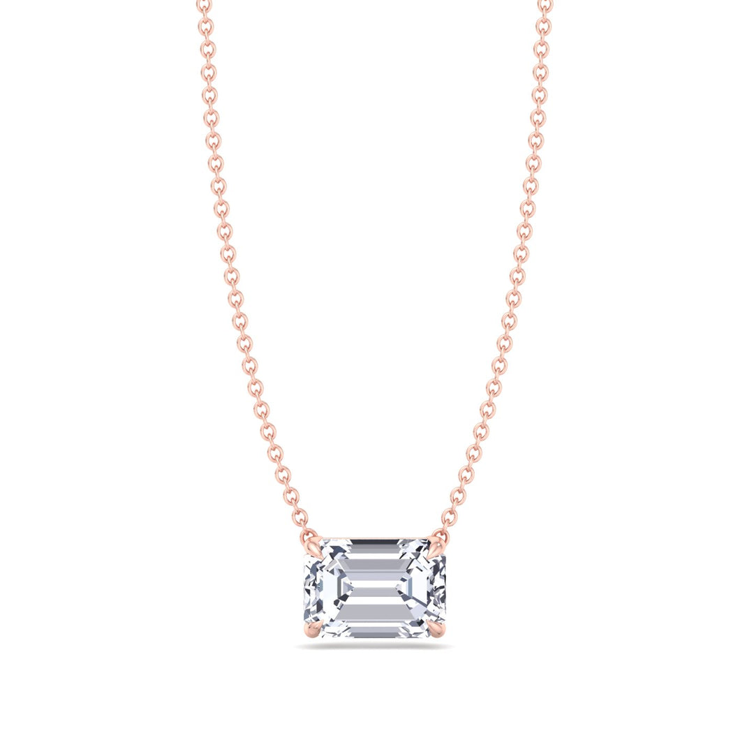 emerald-shape-diamond-pendant-in-rose-gold