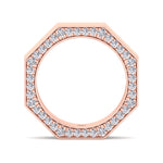 Enrico - Hidden Diamond Wedding Band - Gem Jewelers Co