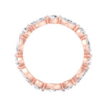 Daria - Marquise and Round Eternity Wedding Band - Gem Jewelers Co