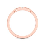 Bria - Fashion Diamond Gold Ring with Single Bezel Stone - Gem Jewelers Co