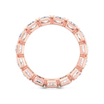 Griseldi - Radiant Shape Bezel Set Diamond Eternity Band - Gem Jewelers Co