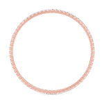 Flexible Tennis Bracelet -14K-6CT-Rose Gold