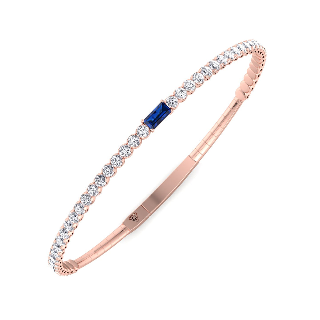 .73-ctw-baguette-sapphire-round-diamond-flexible-bangle-in-solid-rose-gold
