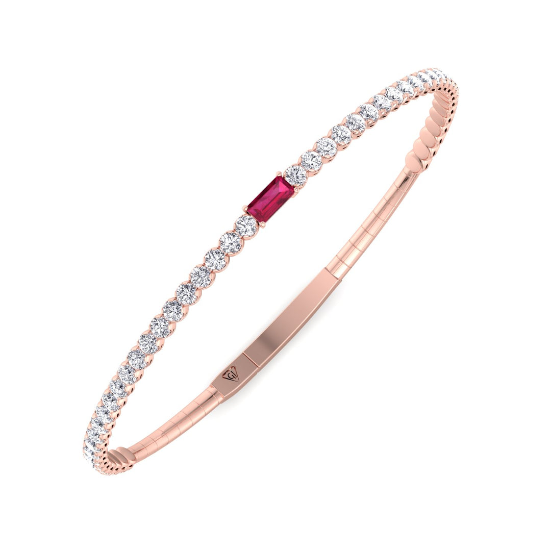 .73-ctw-baguette-ruby-round-diamond-flexible-bangle-in-solid-rose-gold
