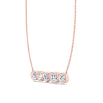 Round-Emerald-Heart-Asscher-Cut-Diamond-in- Bezel-Setting-Solid-rose-Gold