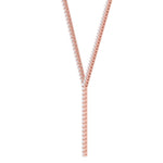 4 Prong Natural Diamond Y Drop Tennis Necklace RG 4