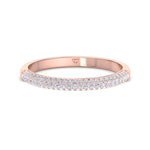 Teresa - Pave Natural Diamond Wedding Band - Gem Jewelers Co