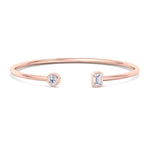 round-and-emerald-cut-diamond-bezel-setting-14k-rose-gold-open-cuff-bangle
