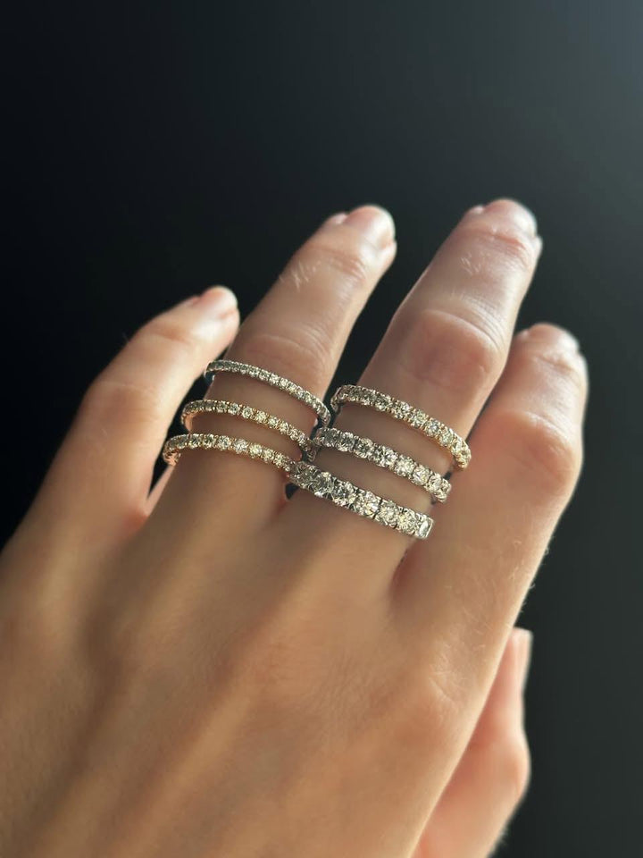 Round Natural Diamond Eternity Band, Sizes
