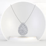 Valencia - 1 Carat Pear Shape Diamond Pendant Necklace