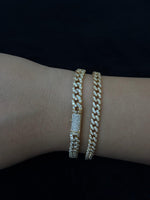 3 carat 5.5mm natural diamond Cuban bracelet