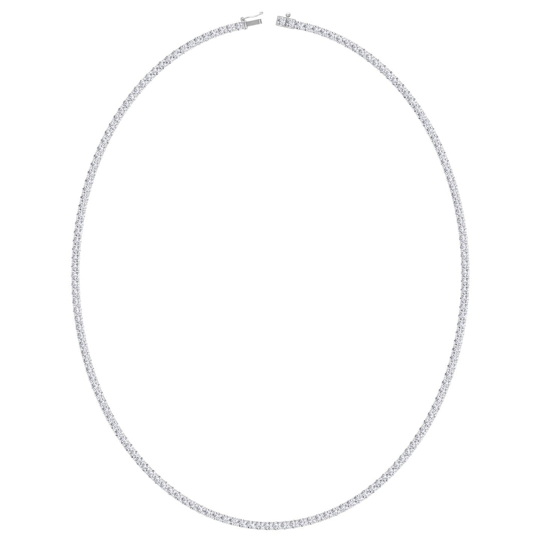 diamond-tennis-necklace-in-14k-White-gold-with-double-safety-clasp