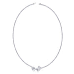 Taron - Toi Et Moi Diamond Tennis Necklace - Gem Jewelers Co