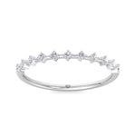 Simona - Multi Stone Round Natural Diamond Dainty Ring - Gem Jewelers Co