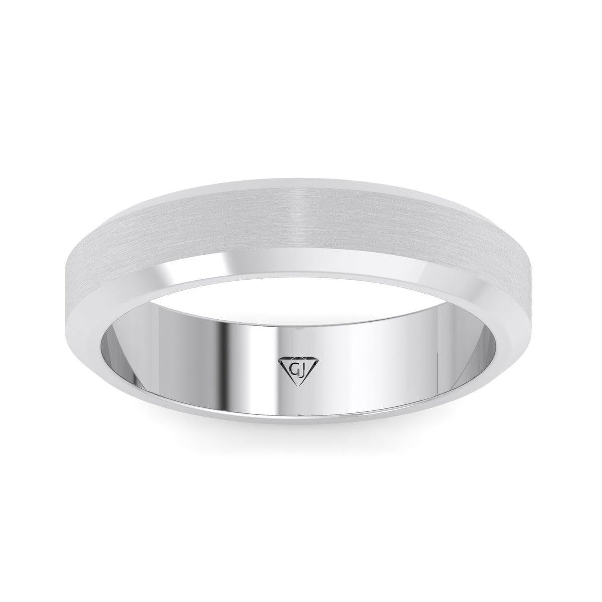 Rocco - Unisex Gold 5mm Band - Gem Jewelers Co