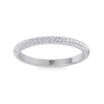 Teresa - Pave Natural Diamond Wedding Band - Gem Jewelers Co