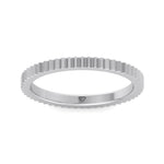 Franco - Unisex 2mm Fluted Gold Band - Gem Jewelers Co