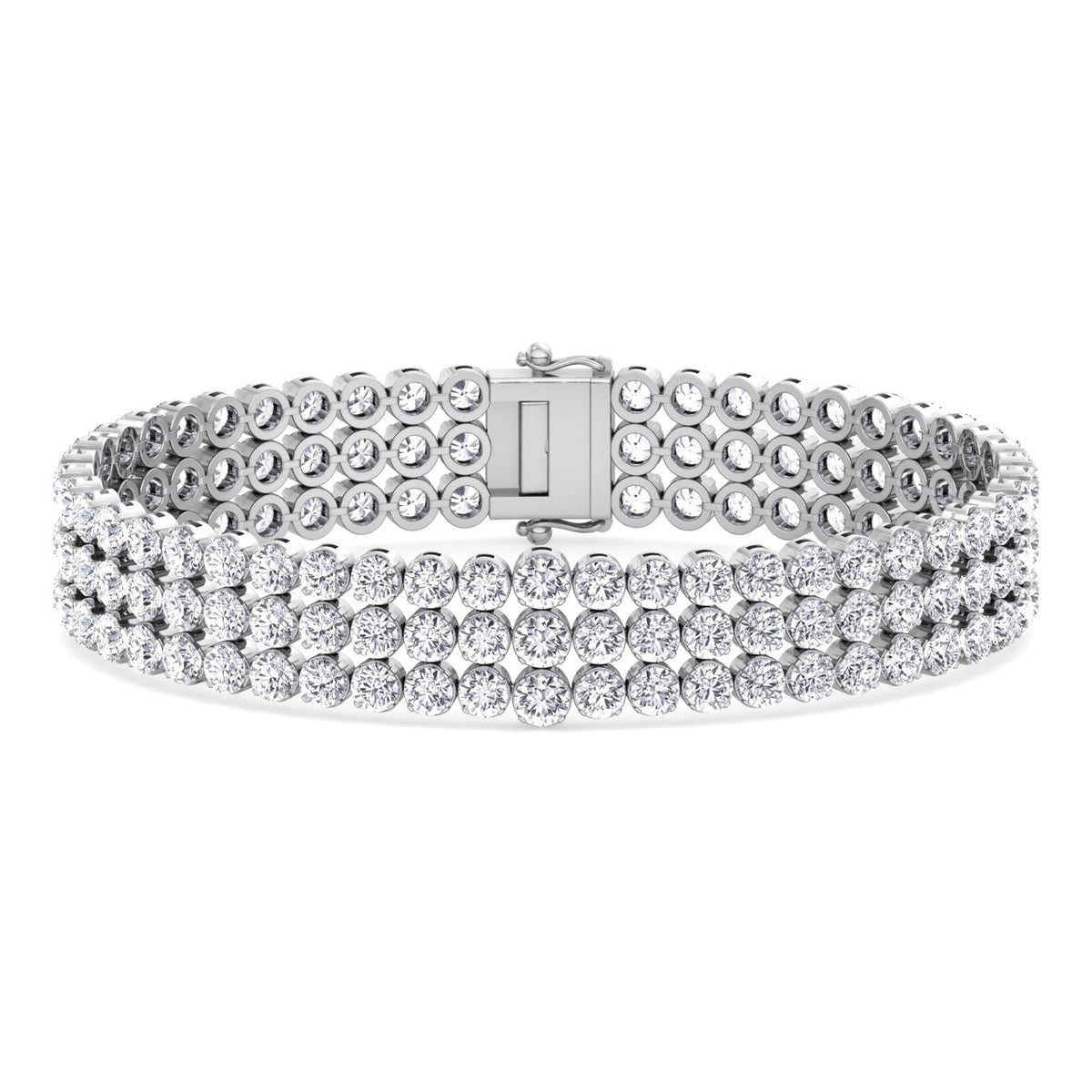 triple-row-graduated-diamond-tennis-bracelet-in-solid-white-gold
