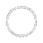 Super Deal - 1.00CT T.W Round Brilliant VS2 Clarity, G Color Natural Diamond Eternity Band U-Prong Setting - Gem Jewelers Co